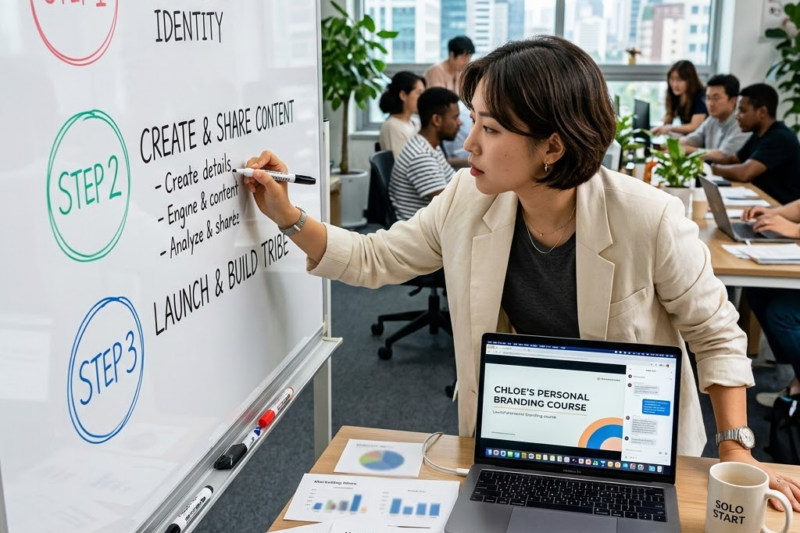 퍼스널 브랜딩 강의 론칭, 무경험자도 초기 비용 0원으로 첫 수강생 모집하는 3단계 가이드